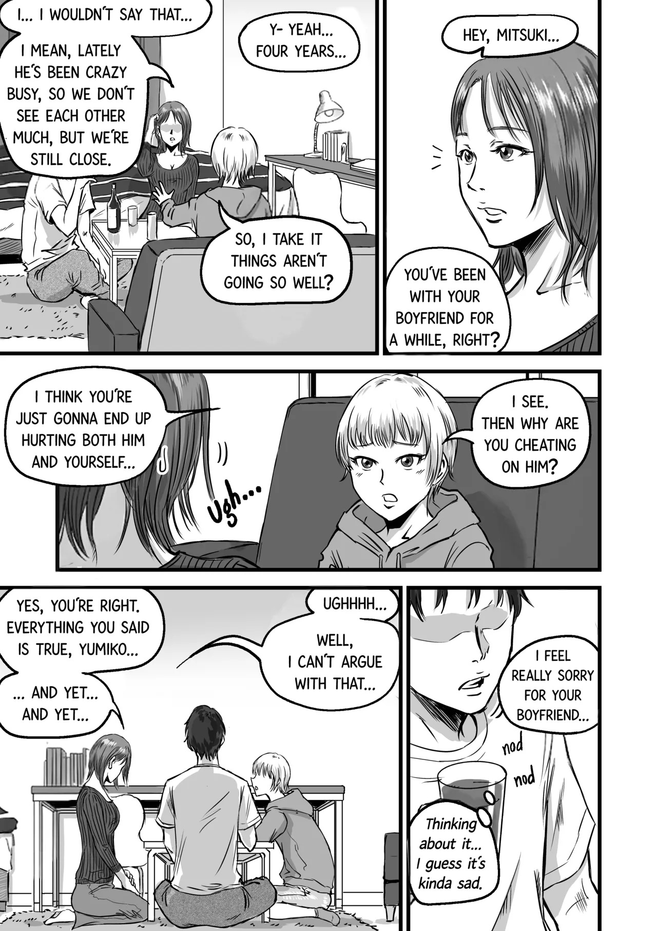 [Dekamatsu] Onna Tomodachi no Uwaki Kokuhaku 2 | My Friend Confessed to Cheating 2 [English] - Page 5