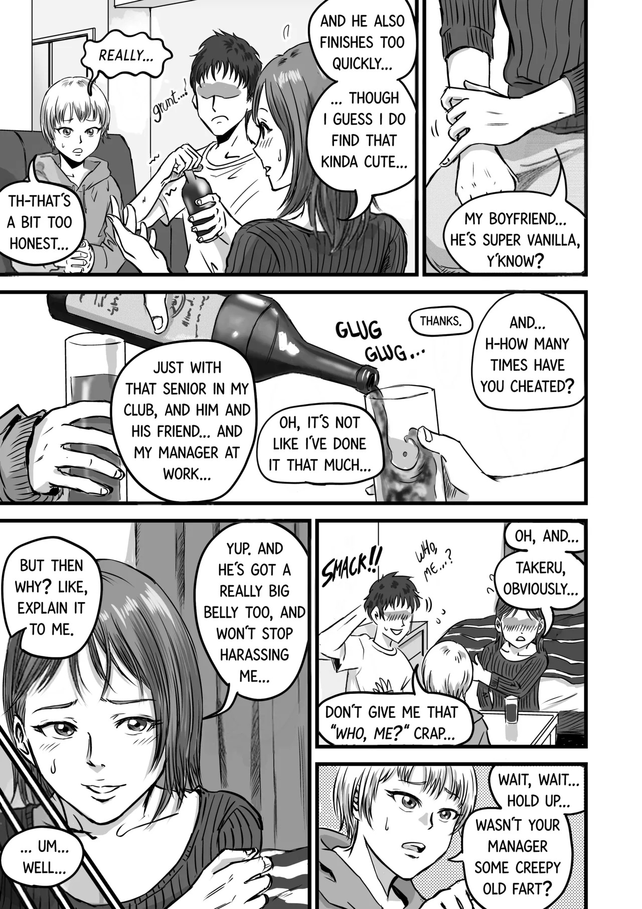 [Dekamatsu] Onna Tomodachi no Uwaki Kokuhaku 2 | My Friend Confessed to Cheating 2 [English] - Page 7