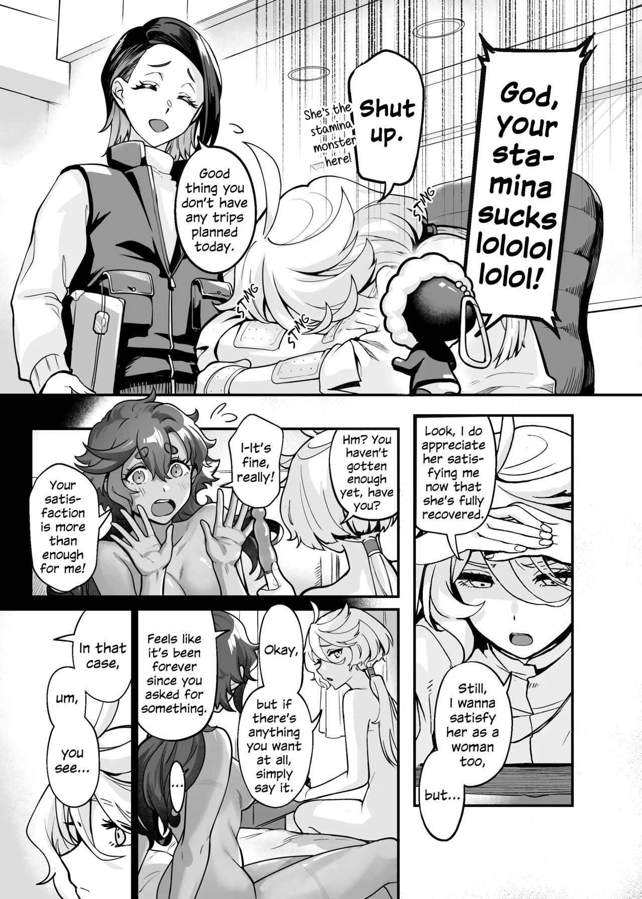 Chanto Manzoku Sasete Ageru Kara, Baka | Since I'll Satisfy You, Stupid (Mobile Suit Gundam: The Witch from Mercury) [English] [Digital] - Page 10