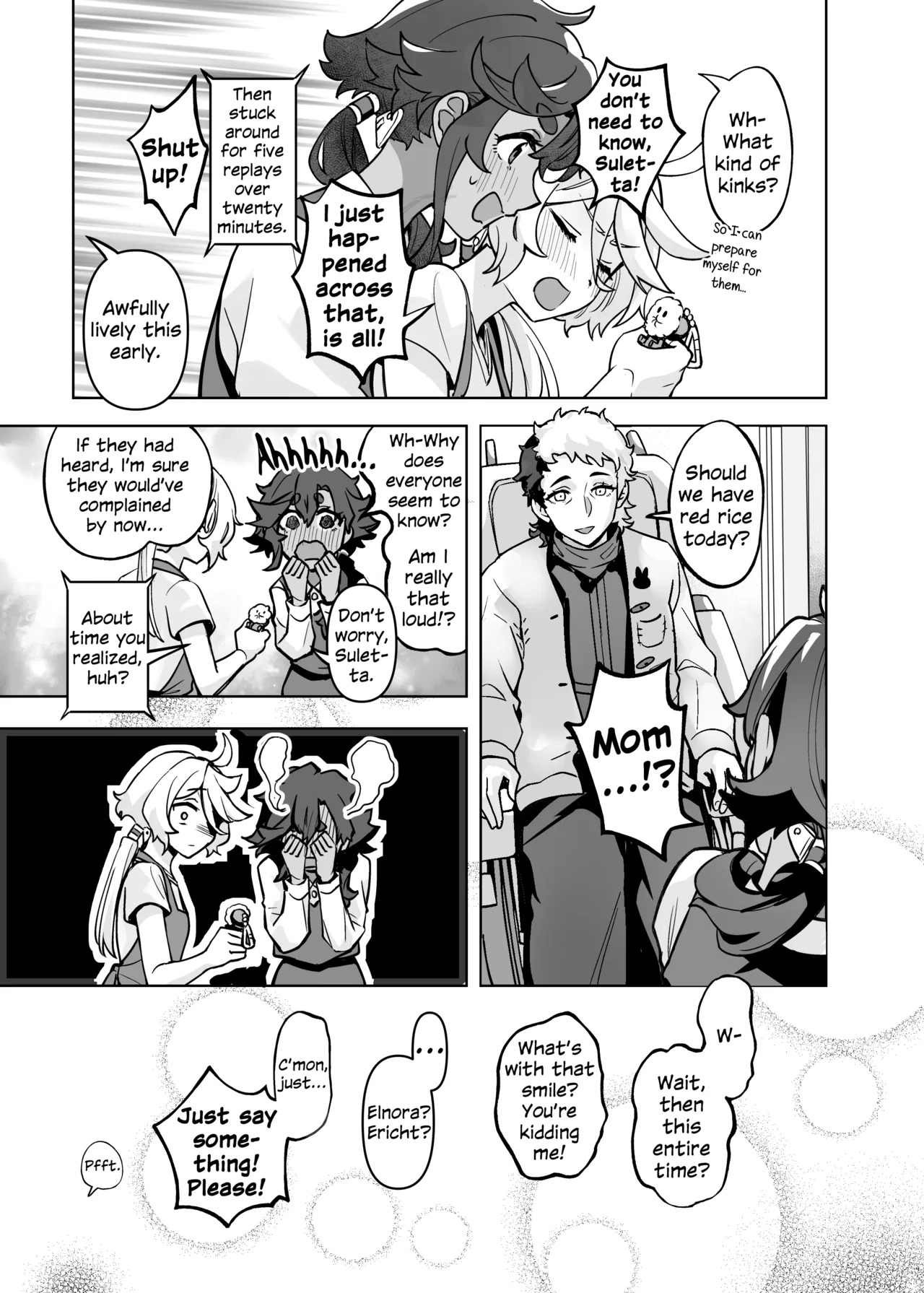 Chanto Manzoku Sasete Ageru Kara, Baka | Since I'll Satisfy You, Stupid (Mobile Suit Gundam: The Witch from Mercury) [English] [Digital] - Page 36