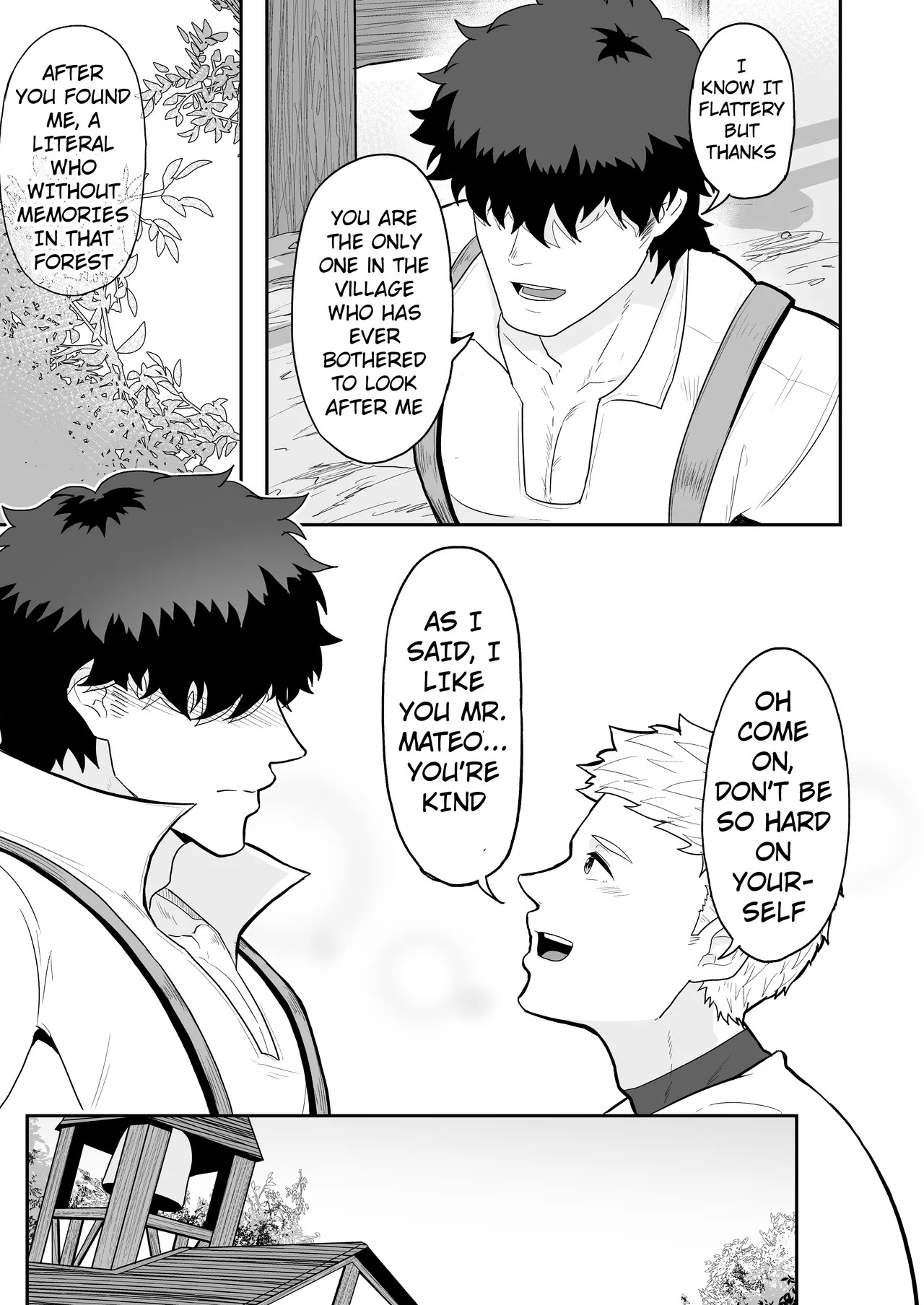 [PULIN Nabe (kakenari)] Noufu to Shinpu | The Farmer and The Priest [English] [Uncensored] - Page 5