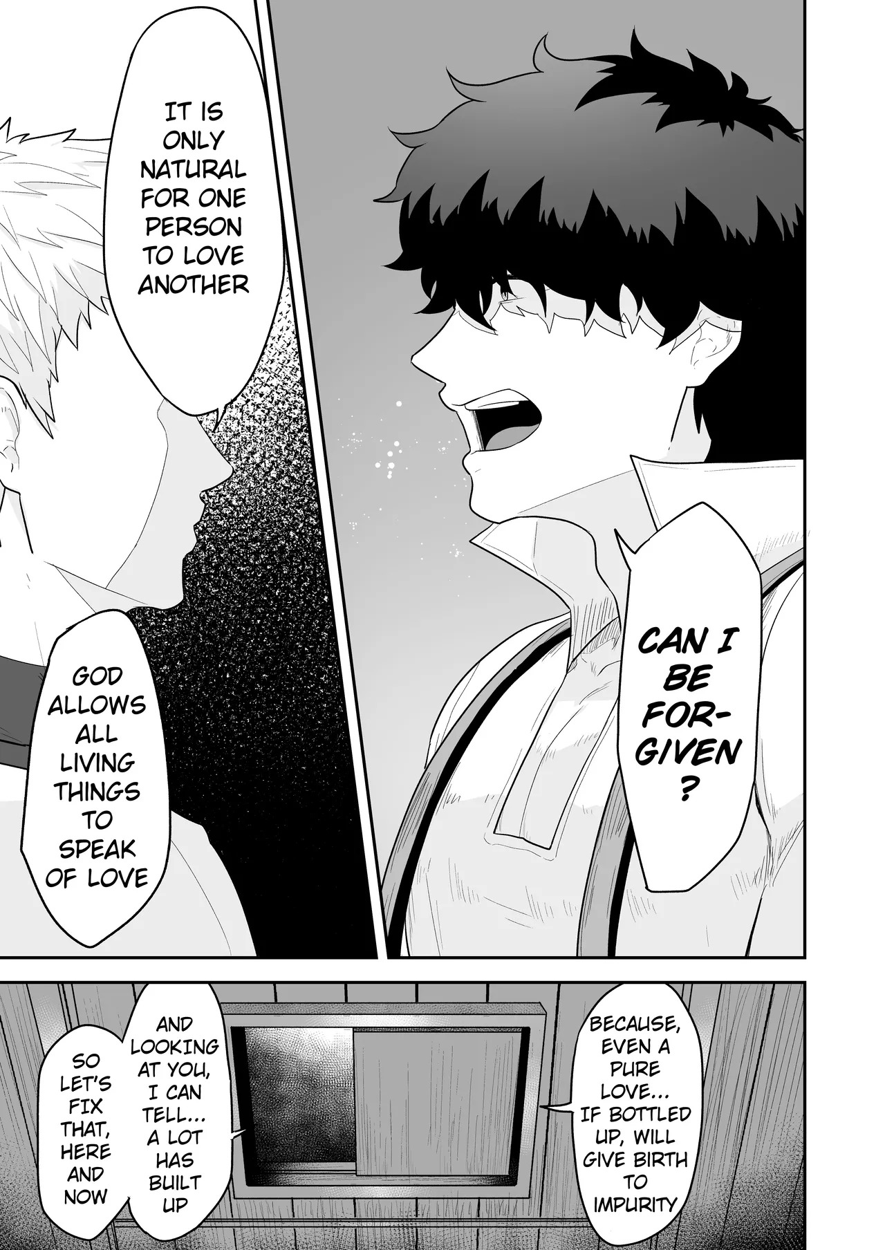 [PULIN Nabe (kakenari)] Noufu to Shinpu | The Farmer and The Priest [English] [Uncensored] - Page 7