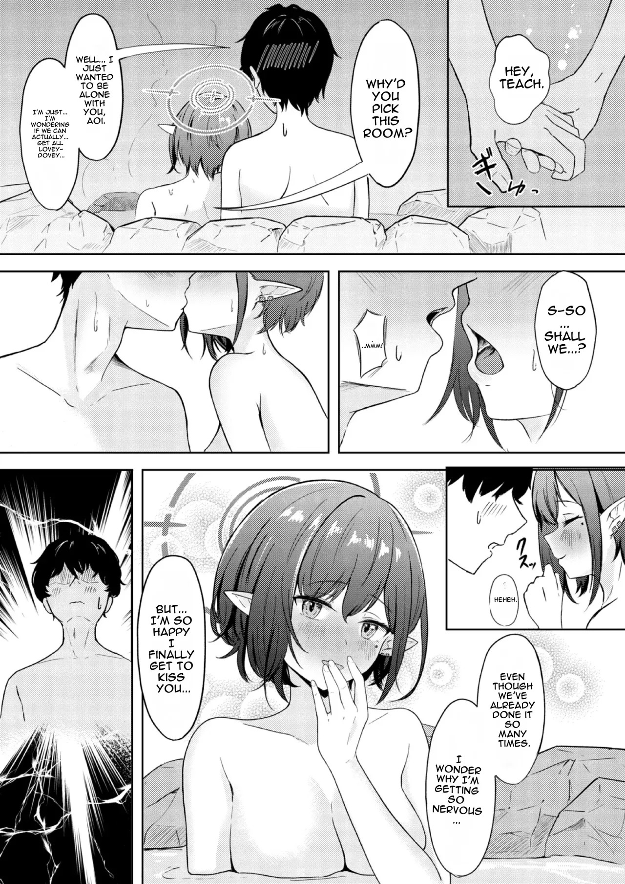 [For Us (Yonjiri)] Dousei Aoi to Shippori Onsen Ryokou (Blue Archive) [Digital] [English] - Page 12