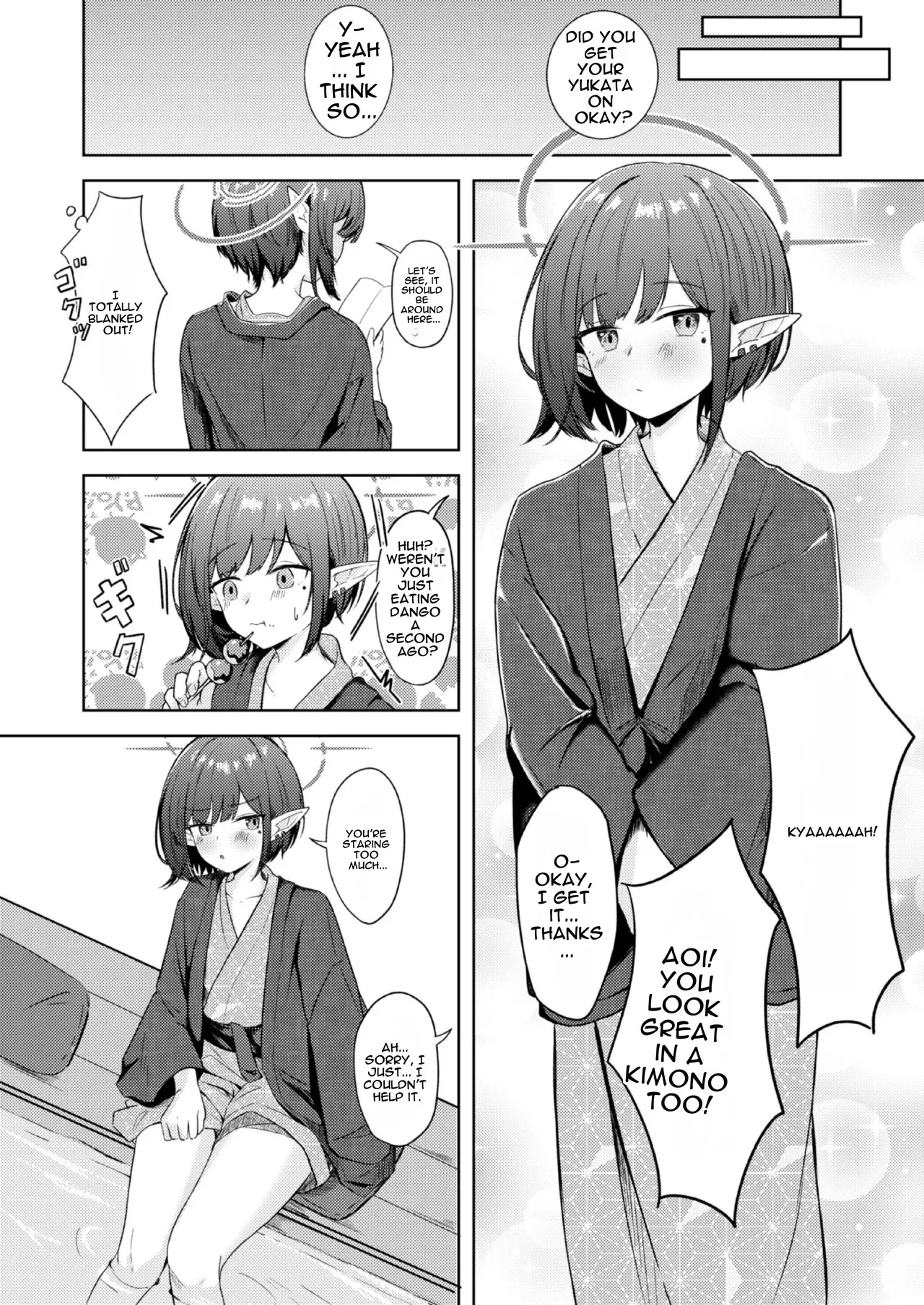 [For Us (Yonjiri)] Dousei Aoi to Shippori Onsen Ryokou (Blue Archive) [Digital] [English] - Page 9