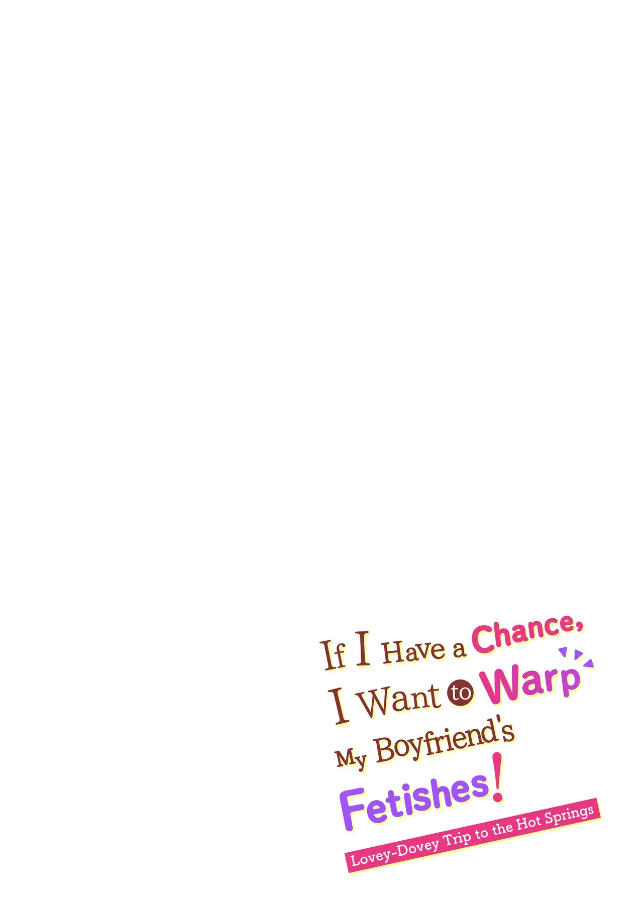 [Secret Alpaca Farm (Meeo)] If I Have a Chance, I Want to Warp My Boyfriend's Fetishes! ~Lovey-dovey Trip to the Hotsprings~ [English] [Digital] - Page 59