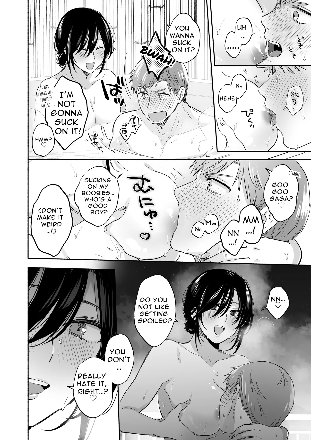 [Secret Alpaca Farm (Meeo)] If I Have a Chance, I Want to Warp My Boyfriend's Fetishes! ~Lovey-dovey Trip to the Hotsprings~ [English] [Digital] - Page 62