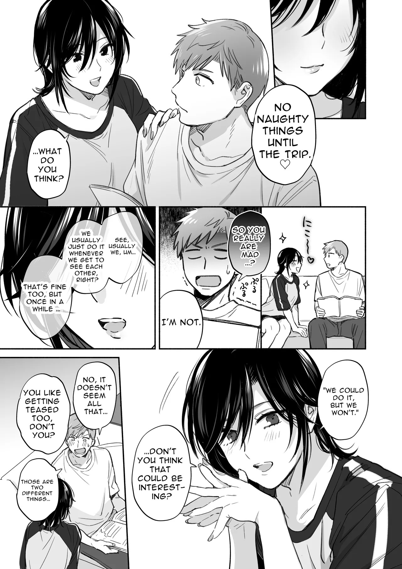 [Secret Alpaca Farm (Meeo)] If I Have a Chance, I Want to Warp My Boyfriend's Fetishes! ~Lovey-dovey Trip to the Hotsprings~ [English] [Digital] - Page 9