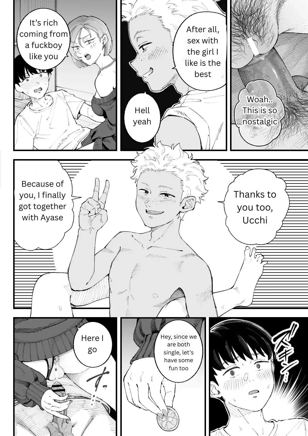 [Hameyama Cola] Boku to Aitsu to Ano Ko to Kanojo. - Me, Him, the Girl and Her [English] - Page 60