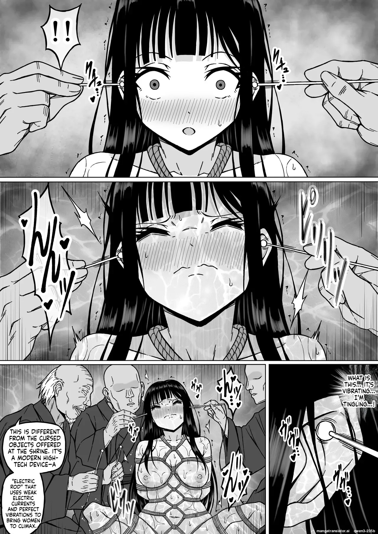 [Sawacream] Reibaishi Mikoto 2 Kairaku ni Zanpai su... Hentai Jijii to no Seikou no Gishiki de Ikikuruwasareru Shoujo no Karada (SCANMTL) - Page 46