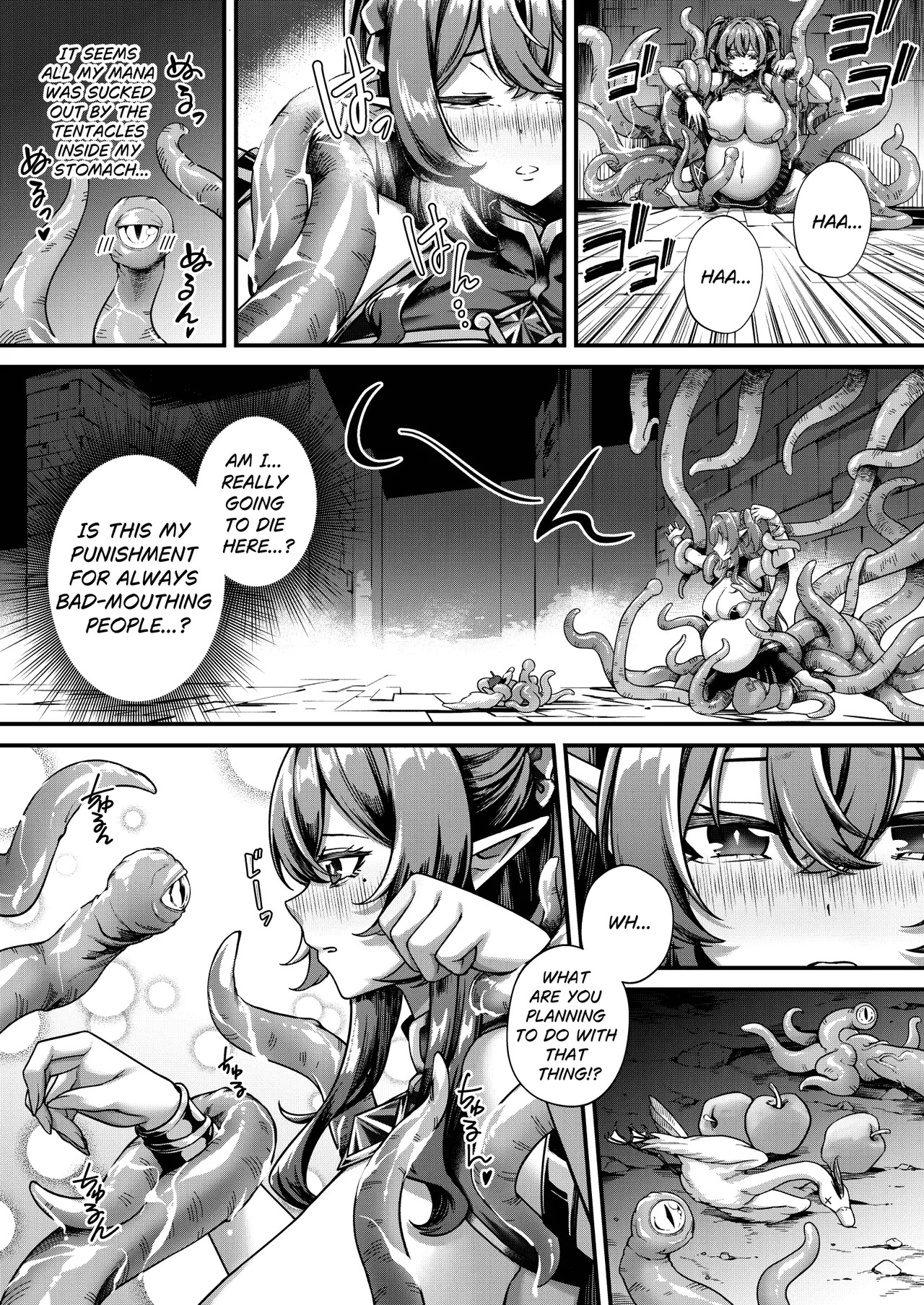 [Kannko Bokujyo (Kannko)] Ochita Tensai Mahoutsukai, Naodokoka Elf no 60 Nichikan [English] [Digital] - Page 11