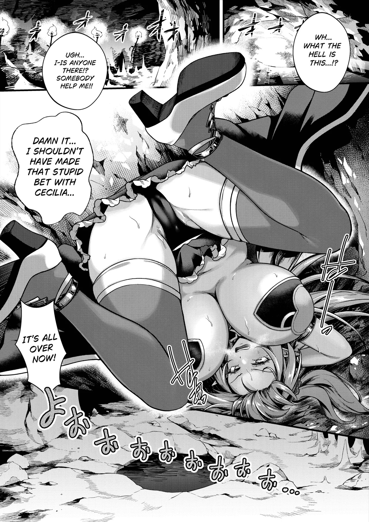 [Kannko Bokujyo (Kannko)] Ochita Tensai Mahoutsukai, Naodokoka Elf no 60 Nichikan [English] [Digital] - Page 2