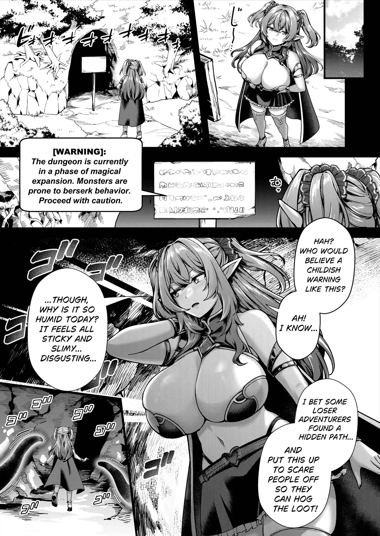 [Kannko Bokujyo (Kannko)] Ochita Tensai Mahoutsukai, Naodokoka Elf no 60 Nichikan [English] [Digital] - Page 4