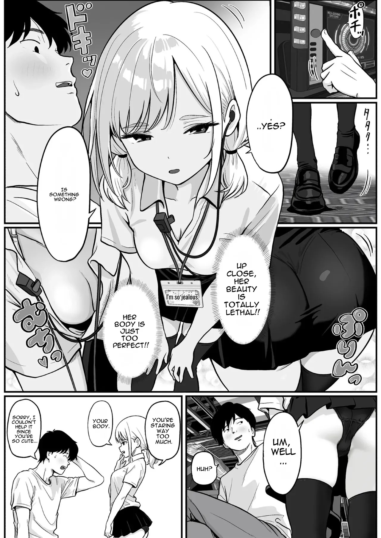 [Shishimaru] Pachi-ya no Idol Tenin Reina-chan o Onaho ni Shita Hanashi [English] - Page 10