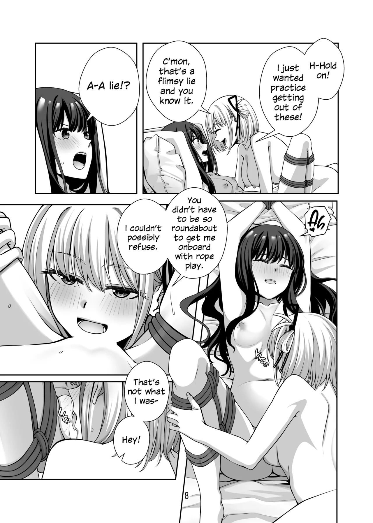 [Kudamonoichizu (Rikuu)] Shibari Play o Yaritaitte Itta no Omae darou! | You're the One Who Said You Wanted to Try Rope Play! (Lycoris Recoil) [English] [Digital] - Page 9