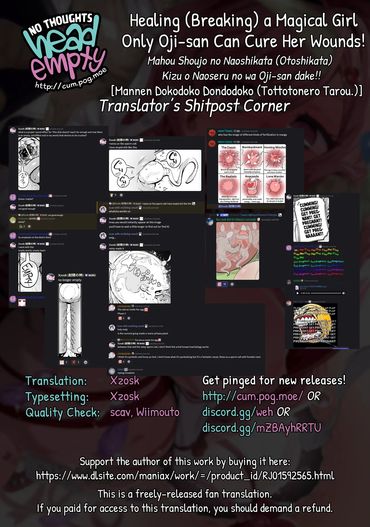 [Mannen Dokodoko Dondodoko (Tottotonero Tarou.)] Mahou Shoujo no Naoshikata (Otoshikata) Kizu o Naoseru no wa Oji-san dake!! | Healing (Breaking) a Magical Girl - Only Oji-san Can Cure Her Wounds! [English] [Xzosk] - Page 75