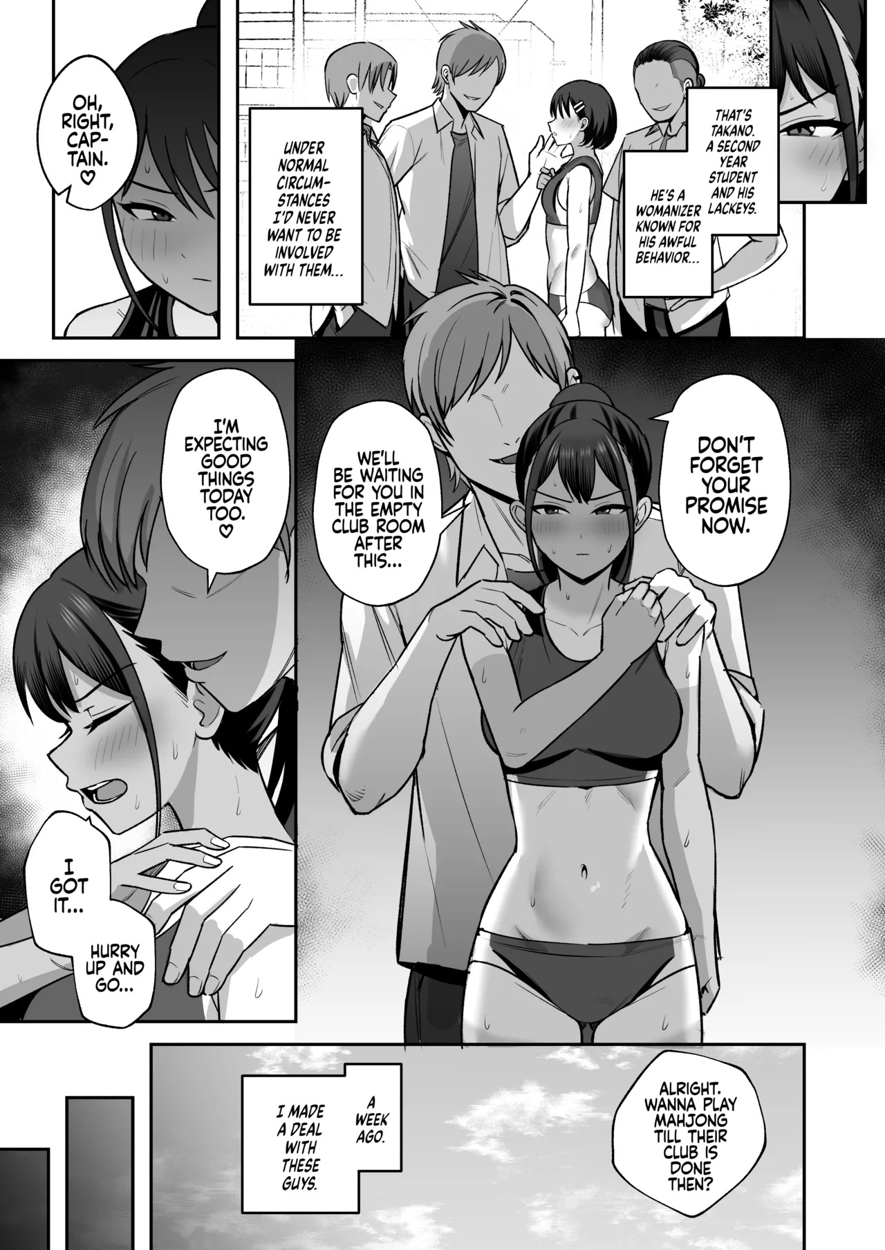 [Eat in (Toin)] Rikujoubu Buchou, Yankee-tachi ni Otosareru | The Captain of the Track and Field Club Surrenders to a Bunch of Delinquents [English] [Coffedrug] [Decensored] [Digital] - Page 6