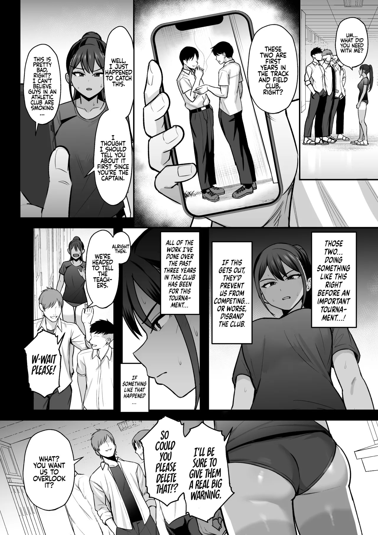[Eat in (Toin)] Rikujoubu Buchou, Yankee-tachi ni Otosareru | The Captain of the Track and Field Club Surrenders to a Bunch of Delinquents [English] [Coffedrug] [Decensored] [Digital] - Page 7