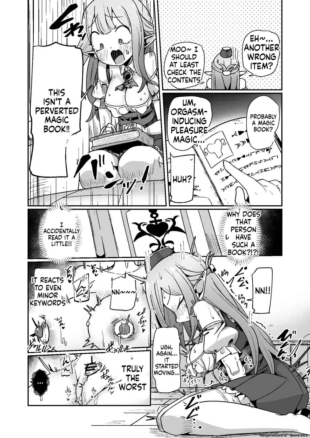 [Echie Kokufuku Aka (Monota)] Guild Uketsukejou-chan datte BaSta ni kakarimasu!! Igai to Yakka na Ingo Genchou | Unexpectedly Troublesome Lustful Auditory Hallucinations [English] [SCANMTL] [Digital] - Page 27