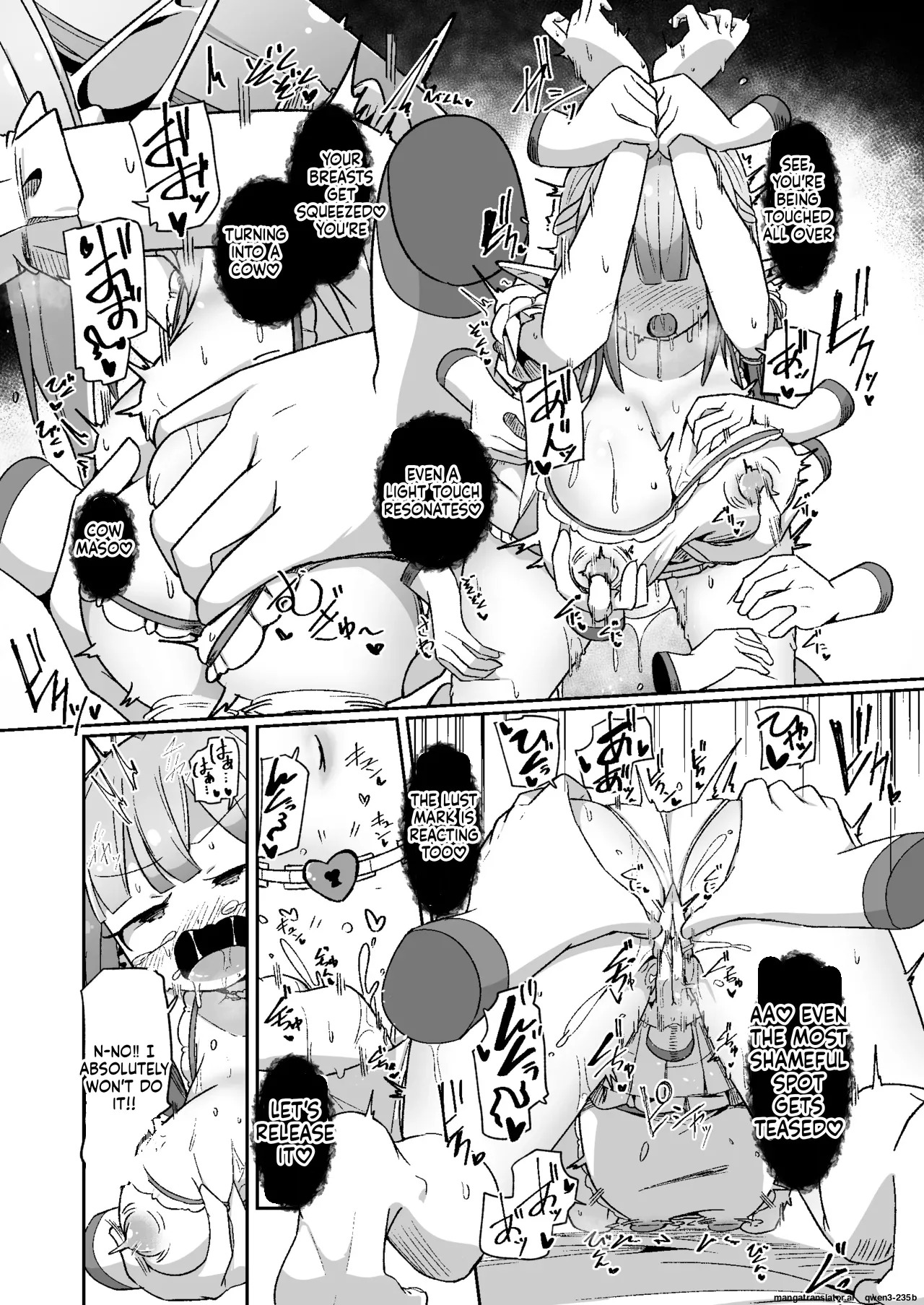 [Echie Kokufuku Aka (Monota)] Guild Uketsukejou-chan datte BaSta ni kakarimasu!! Igai to Yakka na Ingo Genchou | Unexpectedly Troublesome Lustful Auditory Hallucinations [English] [SCANMTL] [Digital] - Page 37