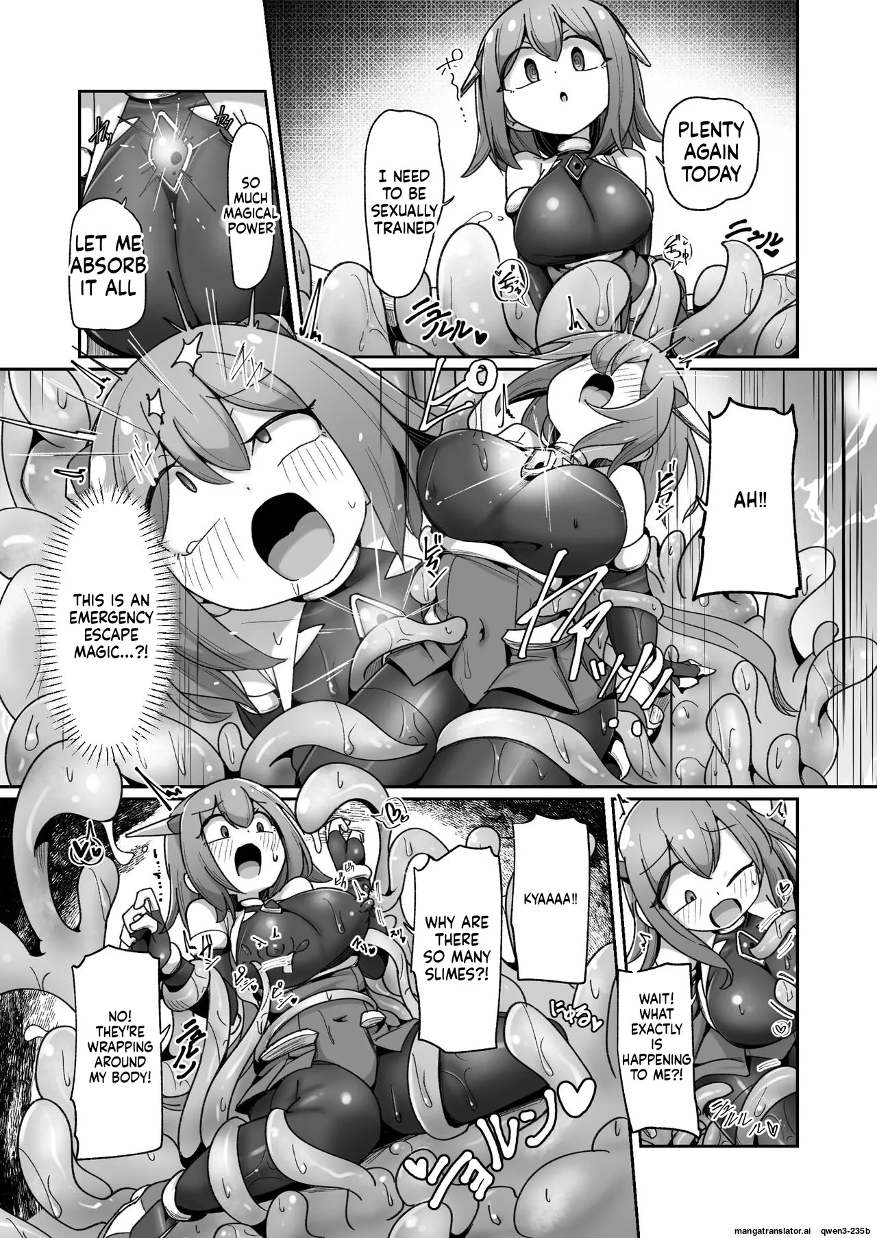 [Echie Kokufuku Aka (Monota)] Maryoku Tank Choukyou sareta Koto mo Sukkari Wasurete no Kono Ko to Teki Ajito ni Idonjau Onna Hero-chan [English] [SCANMTL] - Page 21
