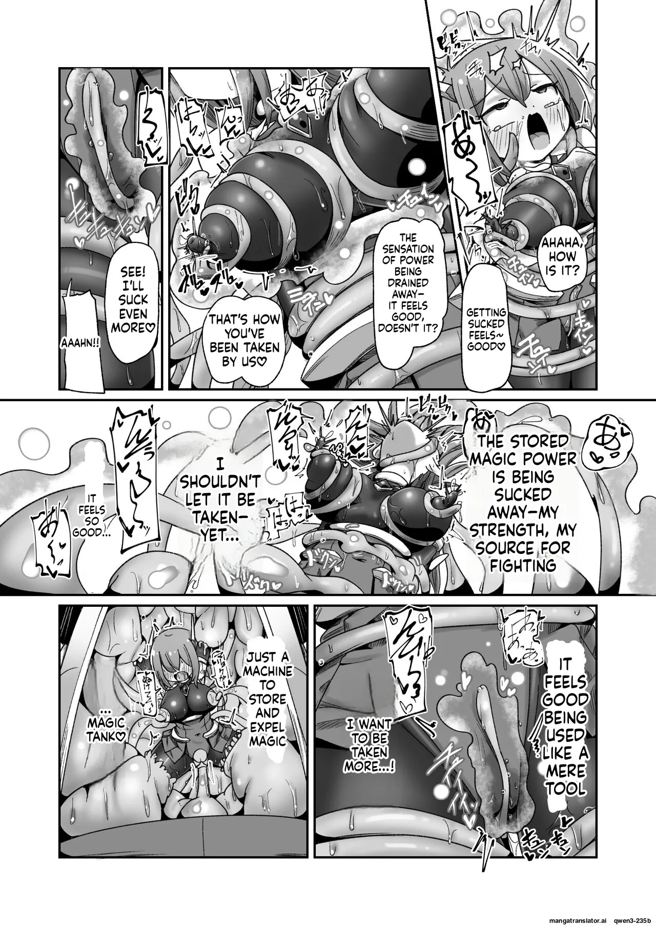 [Echie Kokufuku Aka (Monota)] Maryoku Tank Choukyou sareta Koto mo Sukkari Wasurete no Kono Ko to Teki Ajito ni Idonjau Onna Hero-chan [English] [SCANMTL] - Page 39