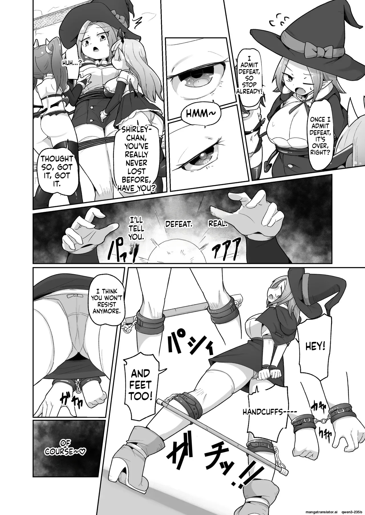 [Echie Kokufuku Aka (Monota)] Haiboku Show Colosseum 1 Kaisenme Tsuyo Tsuyo Majutsushi-chan VS Shintai Kaihatsu ga Tokuina Shou Akuma Succubus-chan (SCANMTL) - Page 18