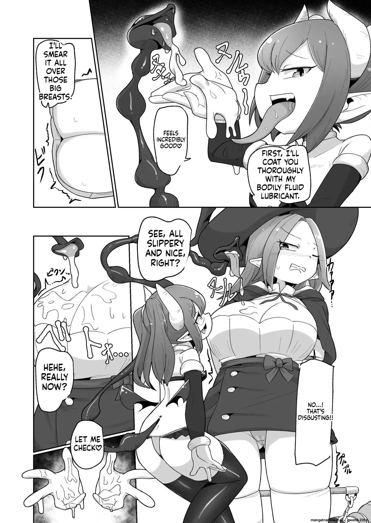 [Echie Kokufuku Aka (Monota)] Haiboku Show Colosseum 1 Kaisenme Tsuyo Tsuyo Majutsushi-chan VS Shintai Kaihatsu ga Tokuina Shou Akuma Succubus-chan (SCANMTL) - Page 20