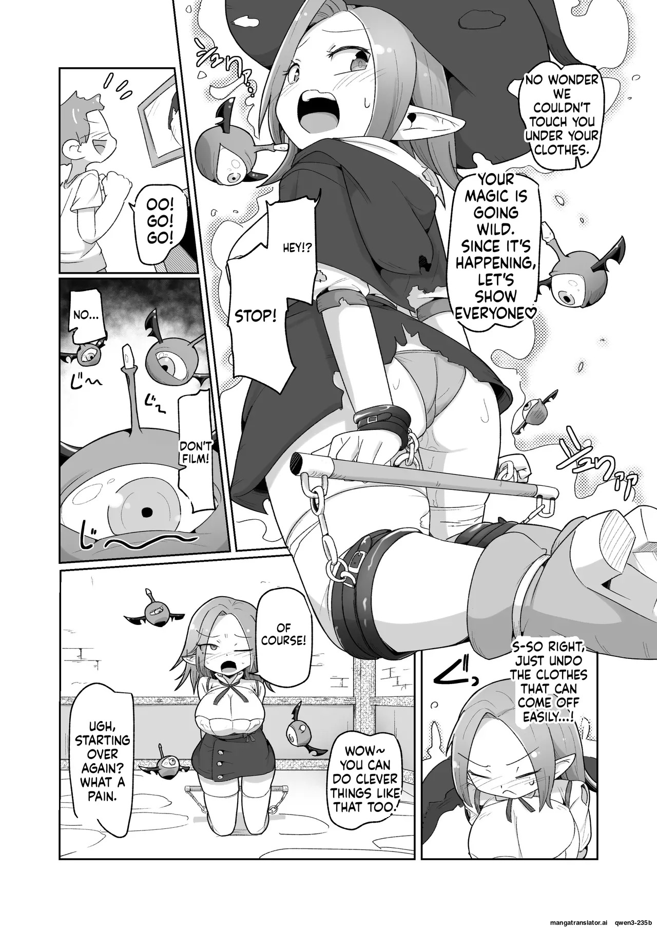 [Echie Kokufuku Aka (Monota)] Haiboku Show Colosseum 1 Kaisenme Tsuyo Tsuyo Majutsushi-chan VS Shintai Kaihatsu ga Tokuina Shou Akuma Succubus-chan (SCANMTL) - Page 26