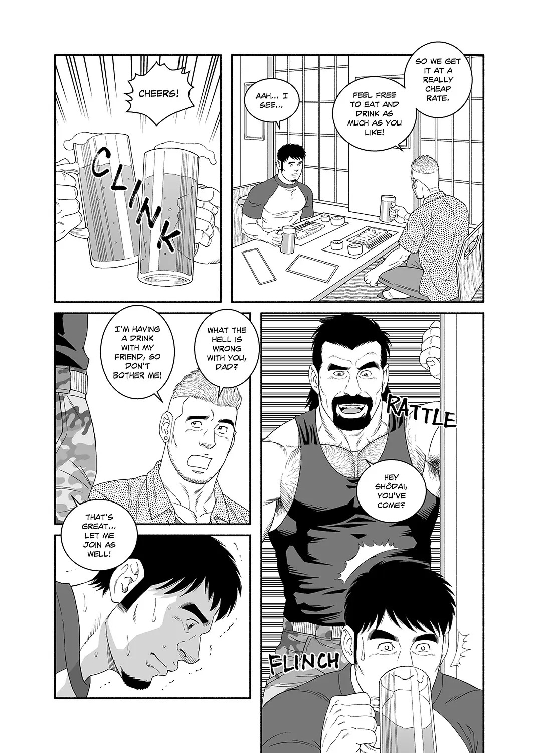 [Tagame Gengoroh] COCKSUCKER I Got Turned into My Best Friend’s Father’s Bitch (Part 1-3) [Eng] - Page 5