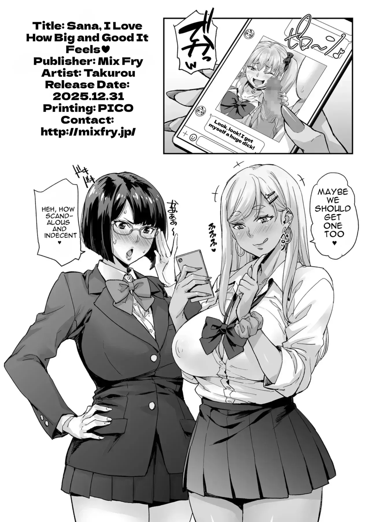 [Mix Fry (Takurou)] Sana, yours are so big​... I love how they feel! ♡ - Page 53