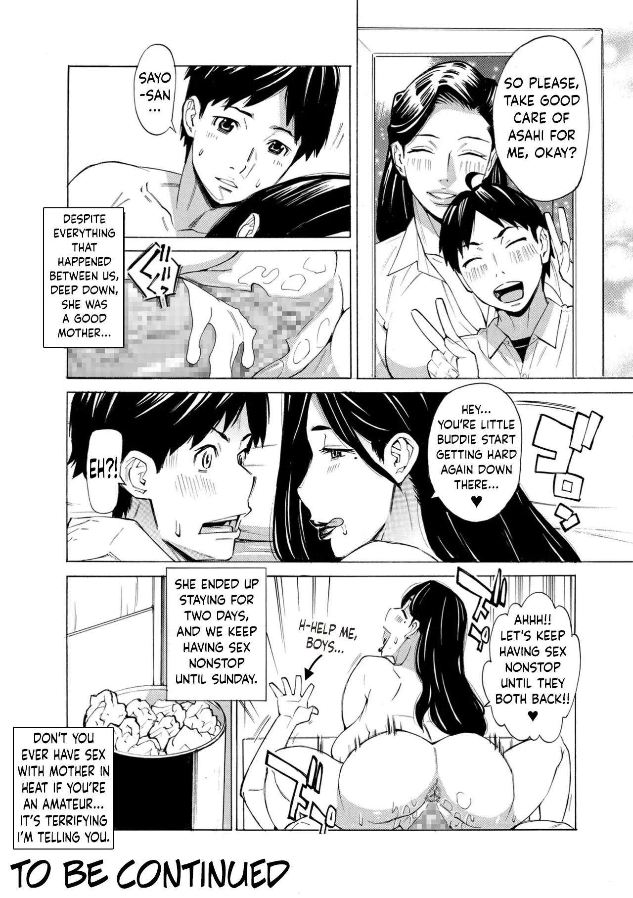[Makibe Kataru] Three MILF's Ch. 6 [English] - Page 22